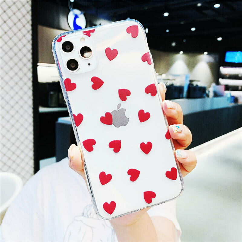 slim Lightweight Cute Love Heart Case for iPhone - carolay.co