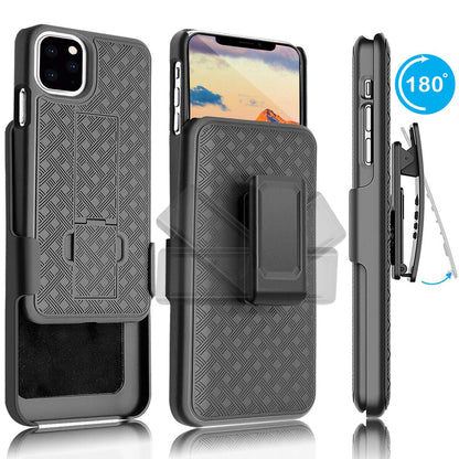 Shockproof Case with Kickstand Belt Clip Holster for iPhone - carolay.co