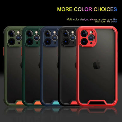 Clear Rubber Shockproof Back Phone Case For iPhone - carolay.co