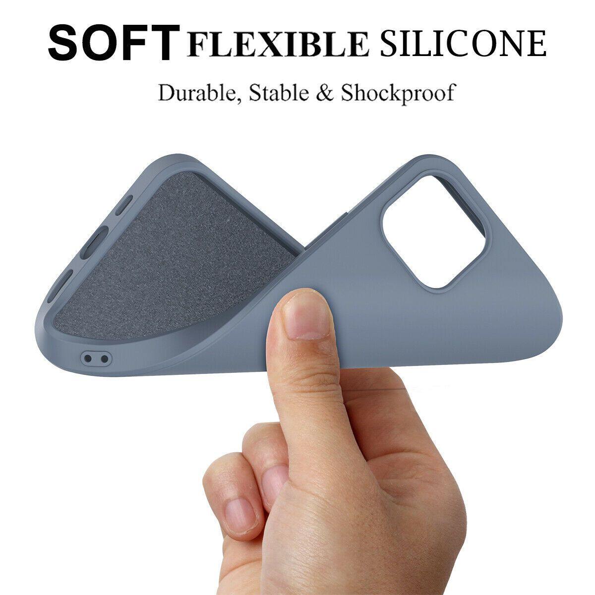 Liquid Silicone Case Soft for iPhone 12 Pro/Max/Mini - carolay.co