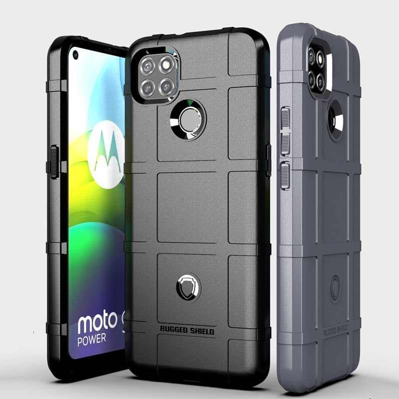 Rugged Shield Silicone Case Shockproof Cover for Motorola - carolay.co