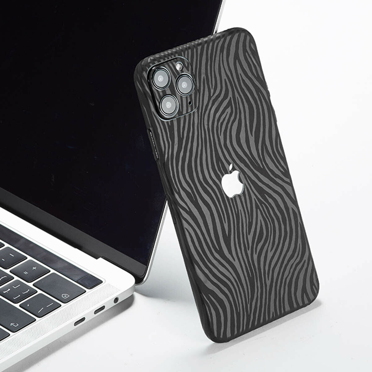 Zebra Pattern Film Wrap Case Sticker Back Skin For iPhone - carolay.co