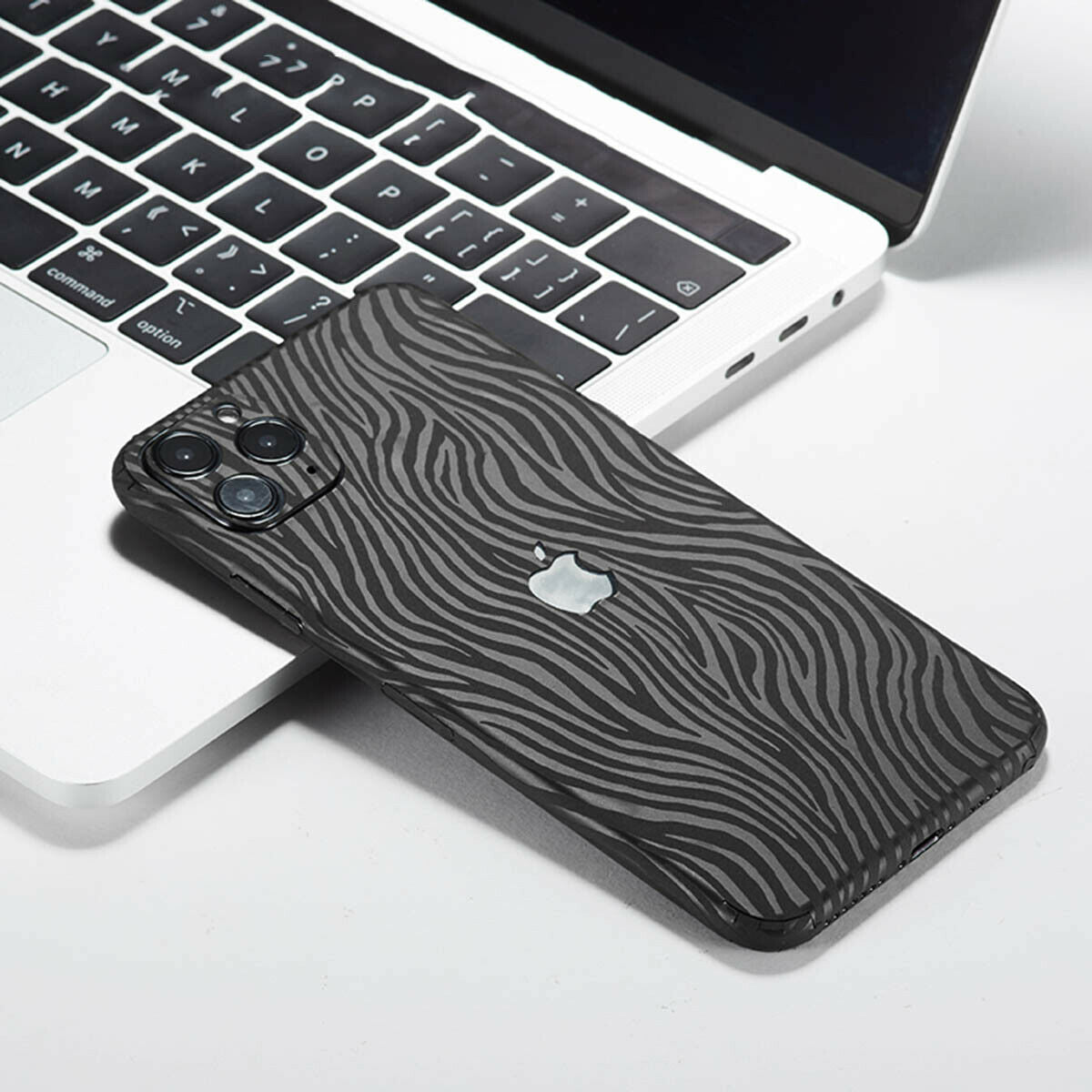 Zebra Pattern Film Wrap Case Sticker Back Skin For iPhone - carolay.co