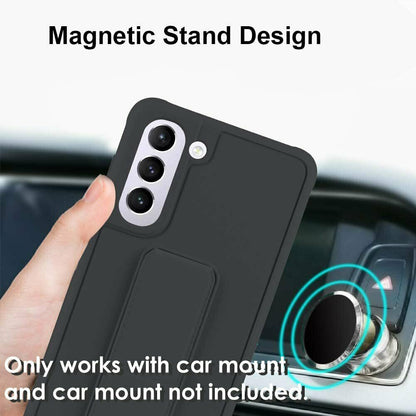 Magnetic Foldable Kickstand Non Slip Case for Galaxy S21