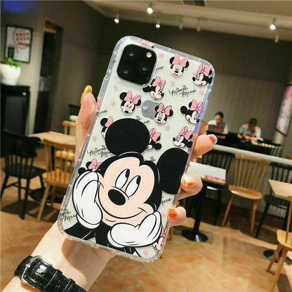 Soft Rubber Slim Mickey Mouse Case for iPhone 12 / 12 Pro Max - carolay.co