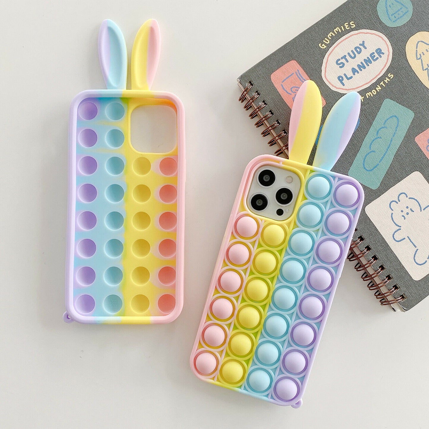 Cute 3D Case Push Bubble Silicone for iPhone
