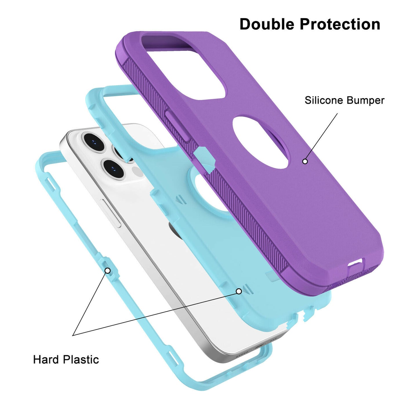 Case Heavy Duty Shockproof for iPhone 13