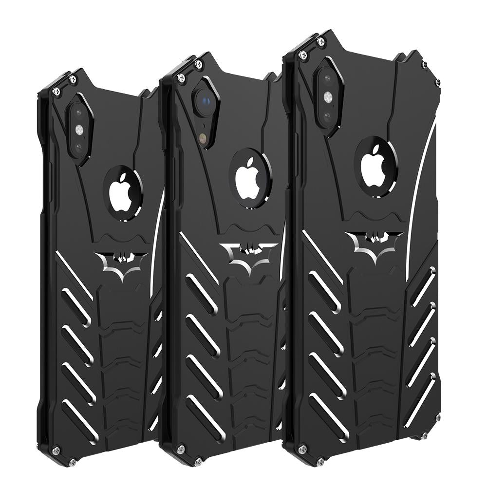 Case Shockproof Aluminum Metal Series Bat Logo Protector for iPhone - carolay.co