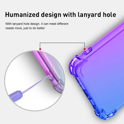 Four Corner Anti Drop Case Rainbow Transparent Shell for iPhone - carolay.co
