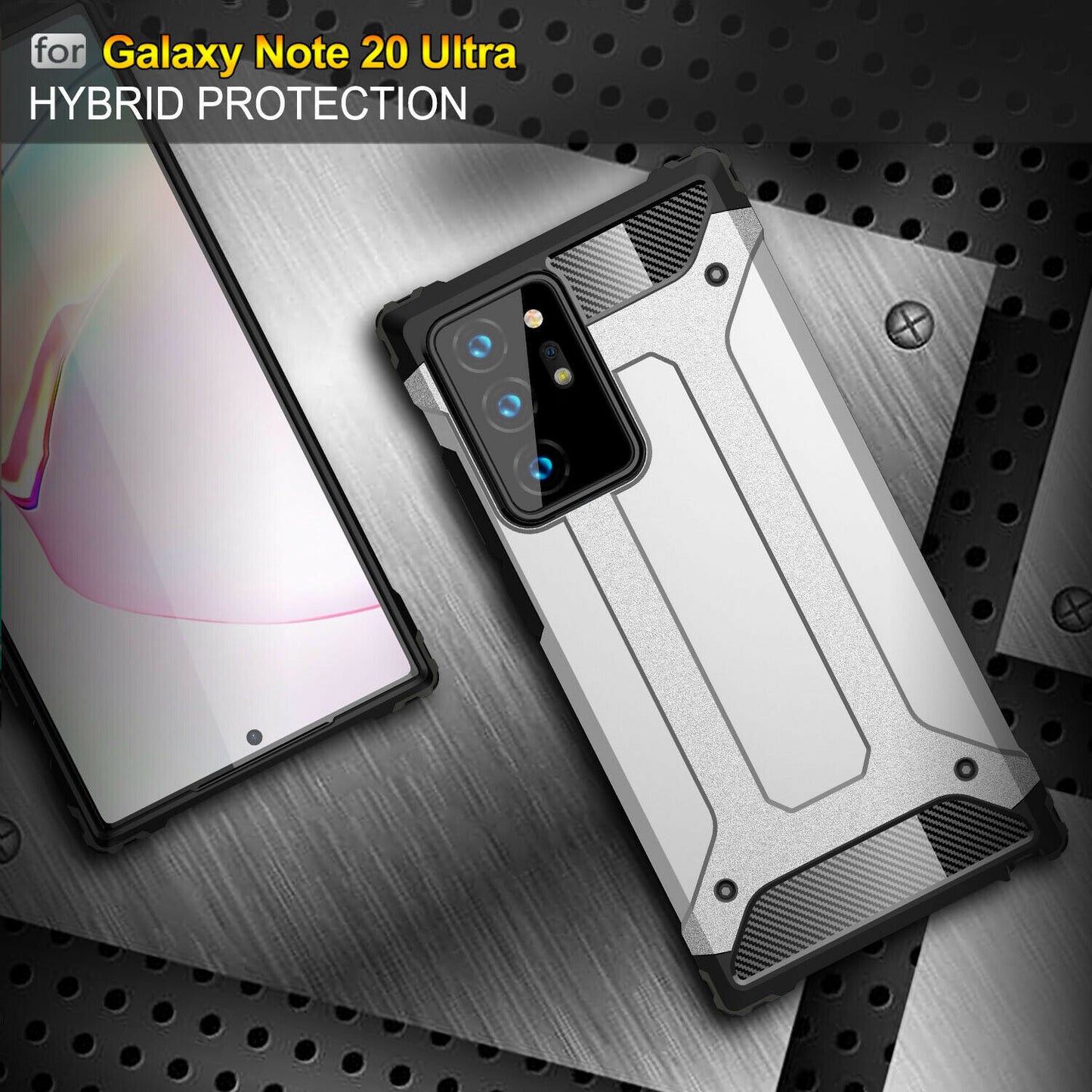 Protective Hybrid Armor Hard Case for Samsung Galaxy S21/Ultra/Plus - carolay.co
