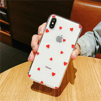 slim Lightweight Cute Love Heart Case for iPhone - carolay.co