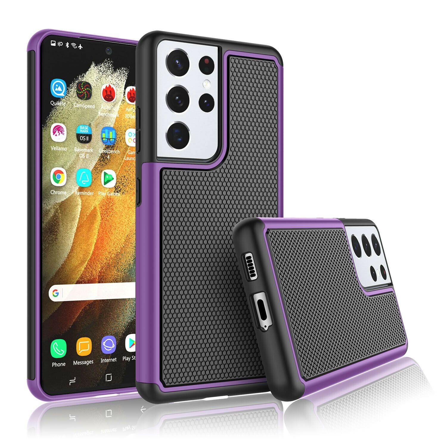 Case with Protector for Samsung S21/S21+/S21 Ultra 5G - carolay.co