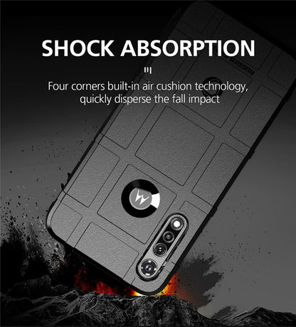 Rugged Shield Silicone Case Shockproof Cover for Motorola - carolay.co