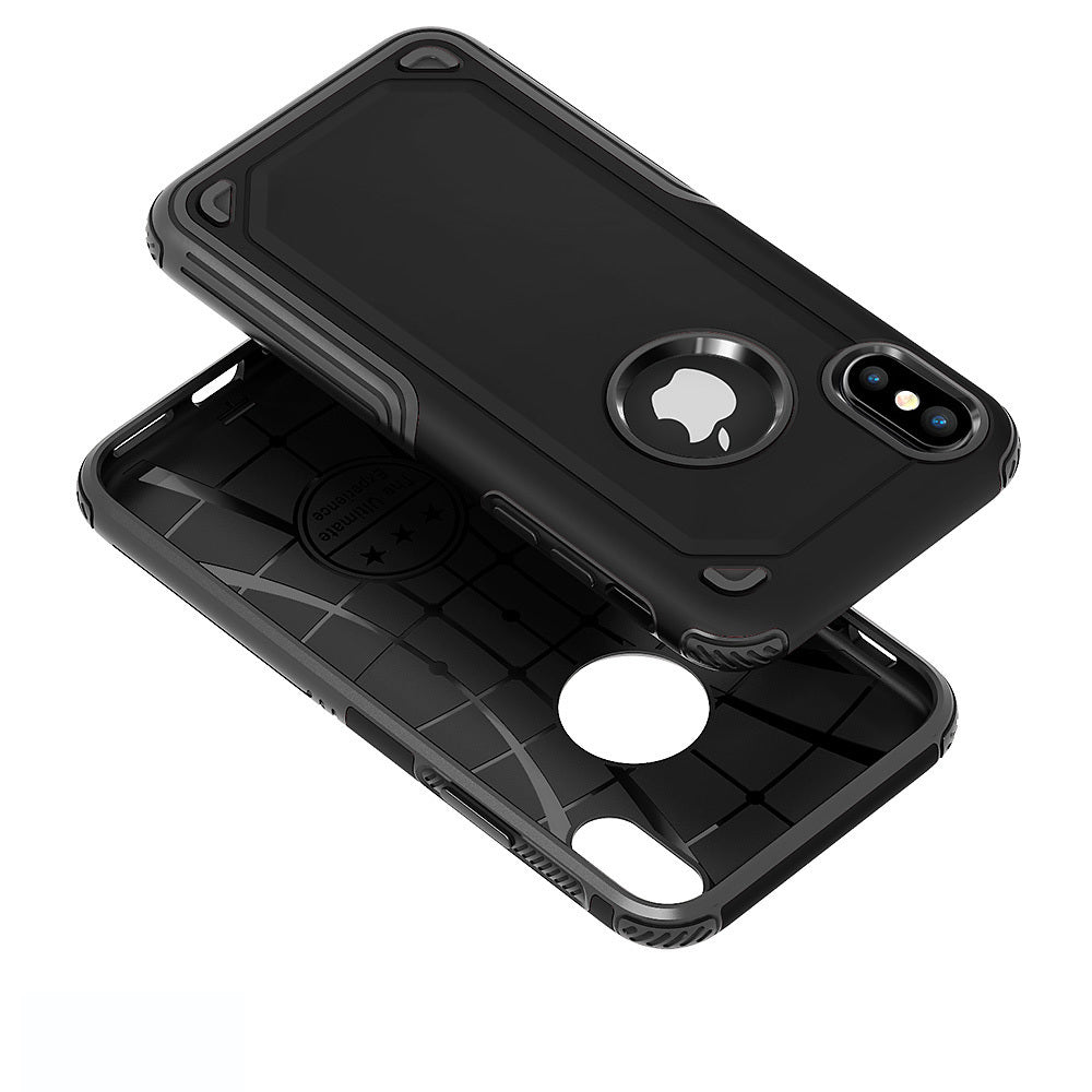 Carbon Fiber Case Shockproof Double Layer Rubber for iPhone - carolay.co