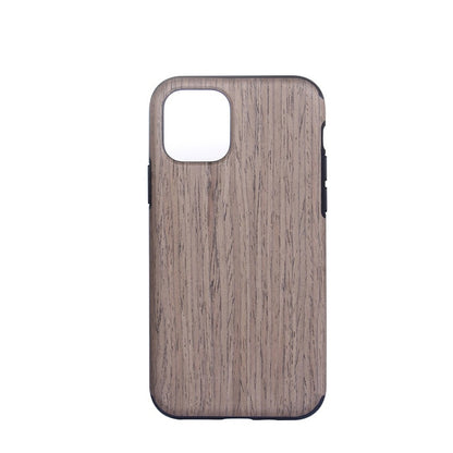 Silicone Plain Case For iPhone Vintage Wood Striped Back Cover - carolay.co phone case shop