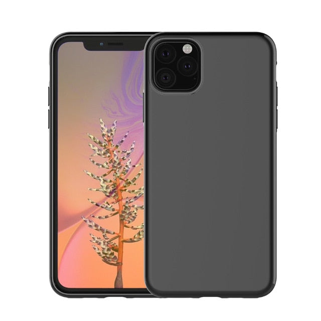 Magnetic Car Holder Case for iPhone 11 Pro Max Soft Matte Silicone - carolay.co phone case shop