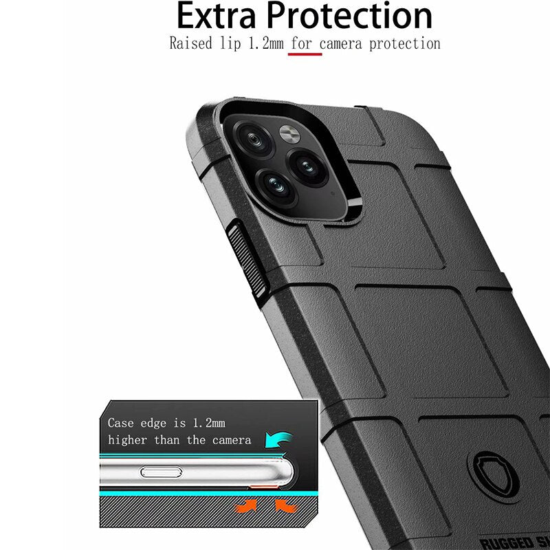 Luxury Armor Case Shockproof Silicone 360 full Cover - carolay.co phone case shop