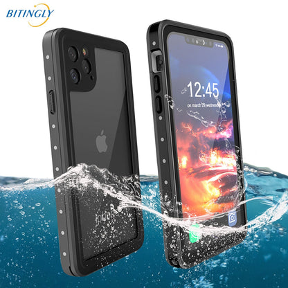 Waterproof IP68 Phone Case For iPhone 11 11 Pro Max - carolay.co phone case shop