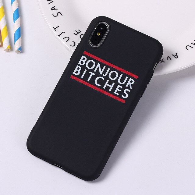 Graffiti Candy Color Back Cover Lovely Letter Quote Soft Phone Case  For iPhone 11 - carolay.co phone case shop
