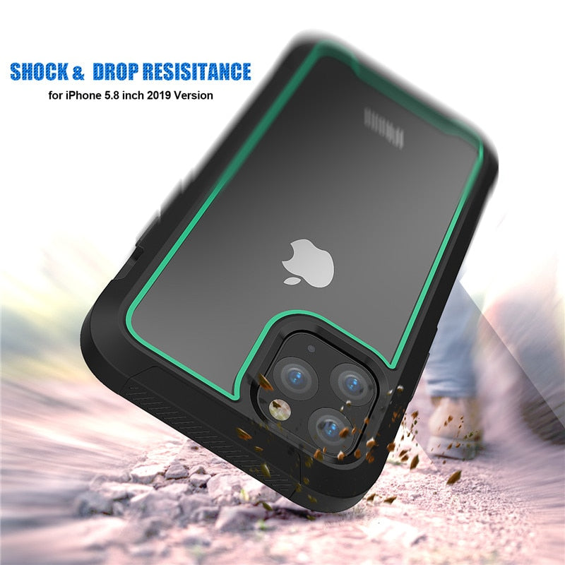 Sturdy Shock Drop Proof Clear Shock Absorption Hybrid Cover for iPhone - carolay.co