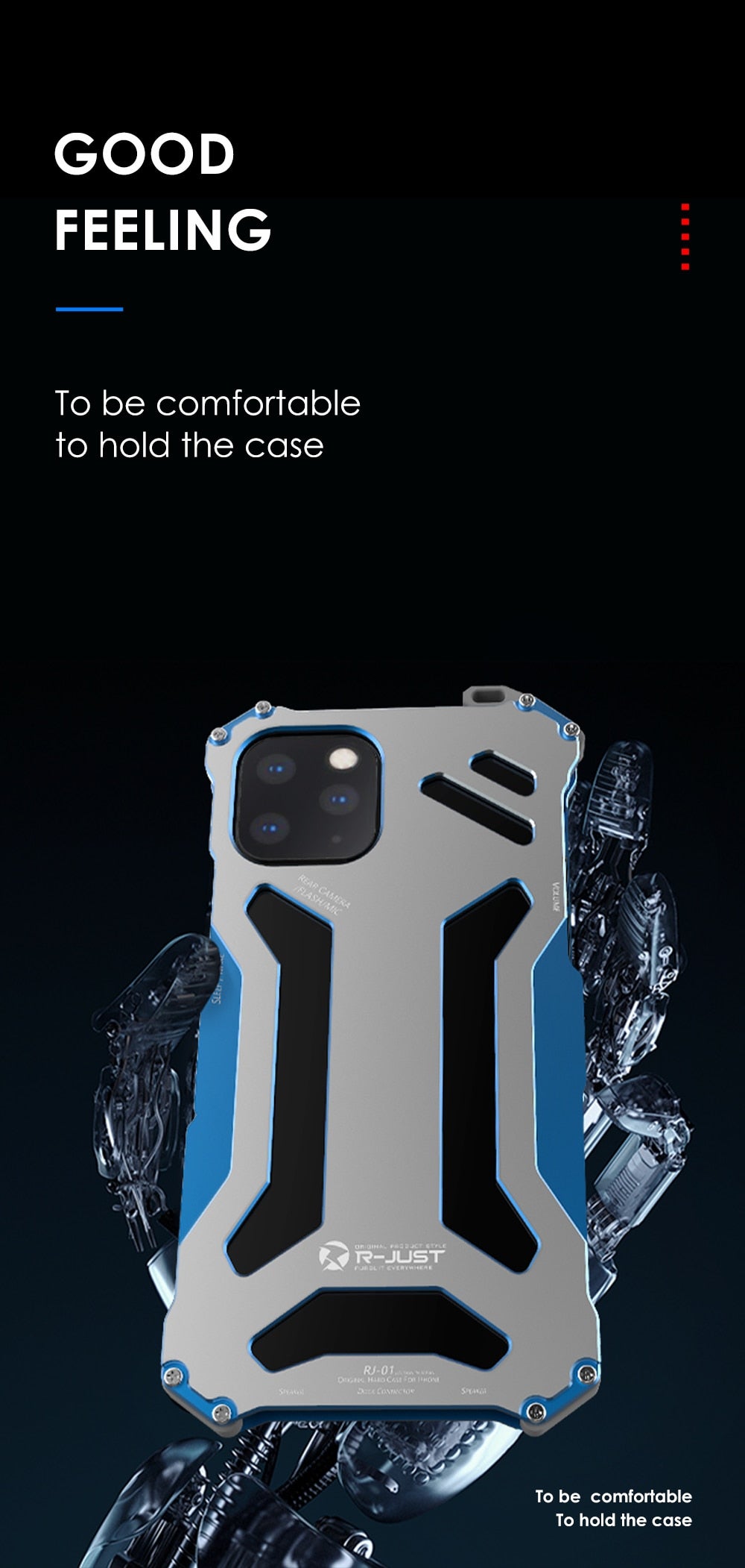 Metal Armor Case Protect Cover For Hard shockproof - carolay.co