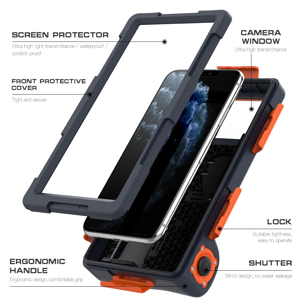 Waterproof Case 15 meters  For iPhone Samsung - carolay.co