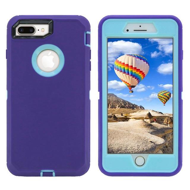Armor 3 in 1 Shockproof Protective Case Rotary Belt Clip for iPhone - carolay.co