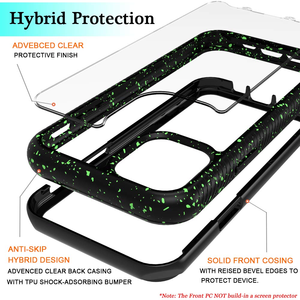 Dual Layer Hybrid Defender Crystal Shockproof Back Cover - carolay.co
