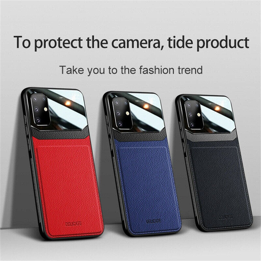 Silicone Mirror Protect Camera Hybrid Case Cover For Samsung - carolay.co