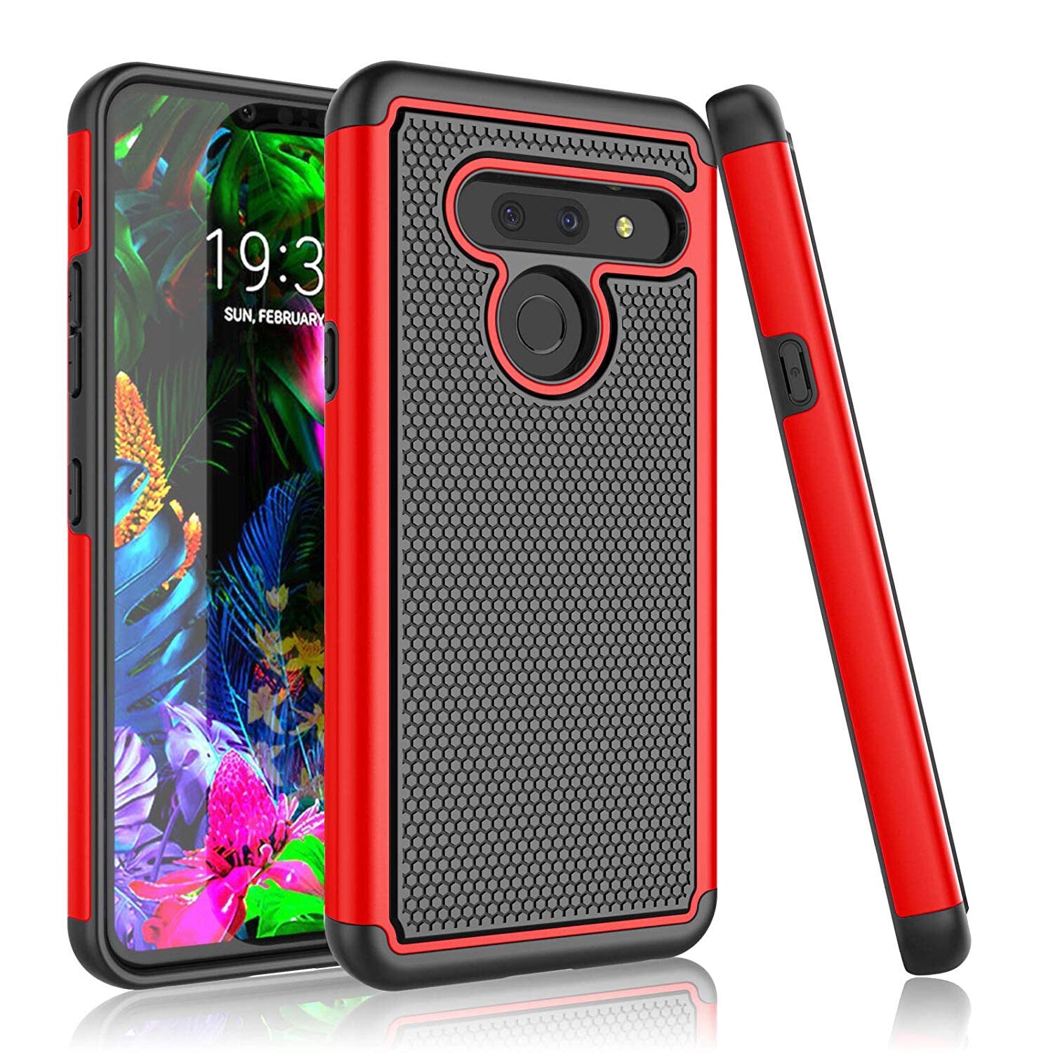 Fitted Hybrid Shockproof Armor Phone Cover for LG G8/G8 - carolay.co