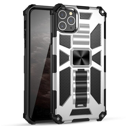 Shockproof Armor Kickstand Magnetic Ring Holder Case for iPhone - carolay.co