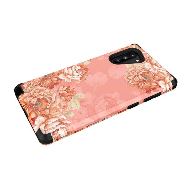 Colorful Vintage Flower Pattern Matte cover for Samsung Galaxy Note 10 - carolay.co