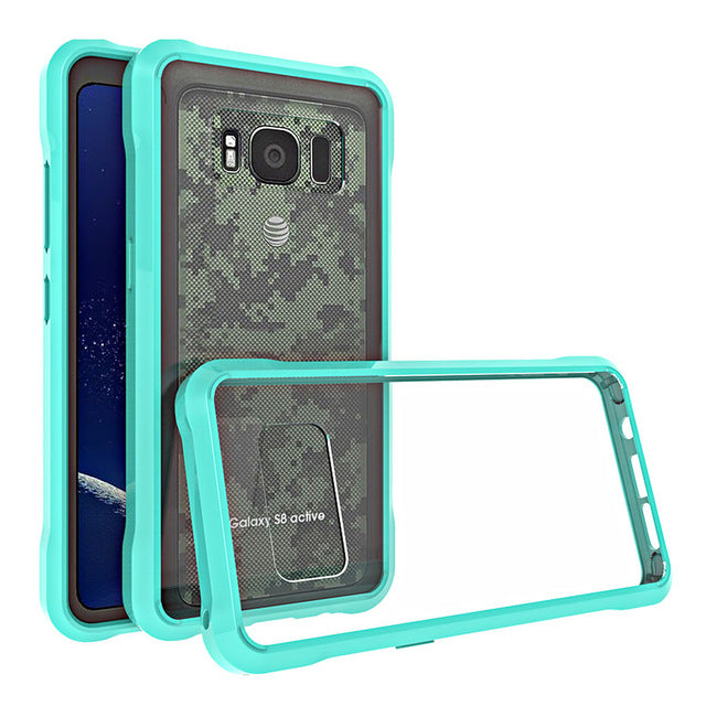 Ultra Thin Transparent Crystal Case for Samsung Galaxy S8 Active - carolay.co