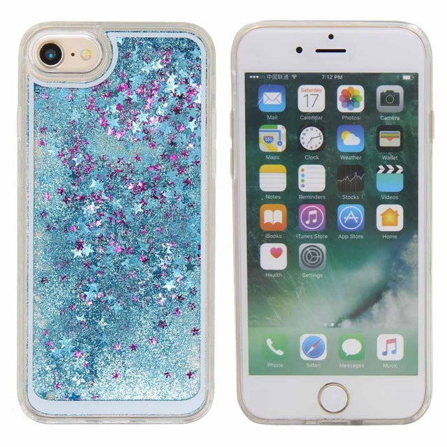 Dynamic Quicksand Glitter Liquid Case Anti Scratch Funda para iPhone - carolay.co