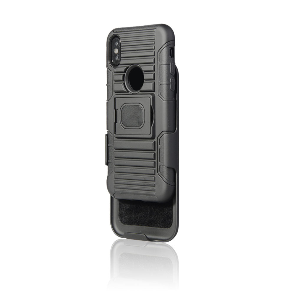 Shockproof Case with Magnetic Suction Ring Stand for iPhone X - carolay.co