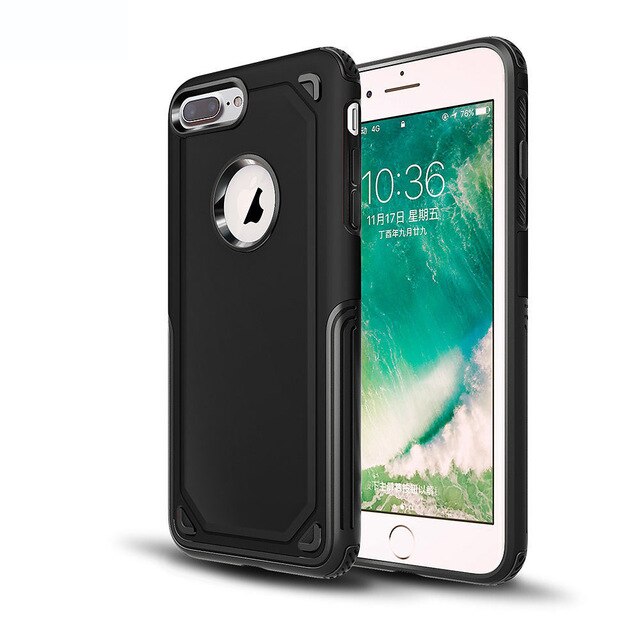 Carbon Fiber Case Shockproof Cover for iPhone 7/8 Plus - carolay.co