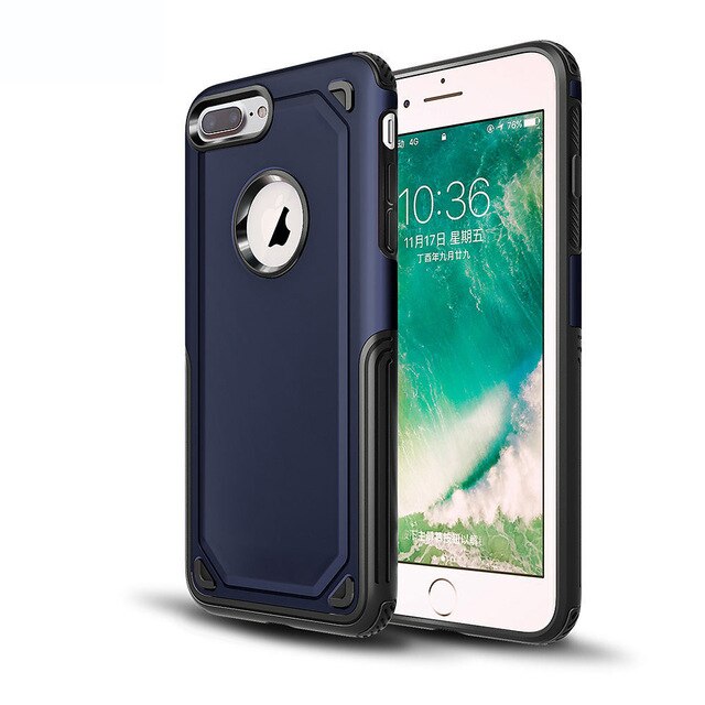 Carbon Fiber Case Shockproof Cover for iPhone 7/8 Plus - carolay.co