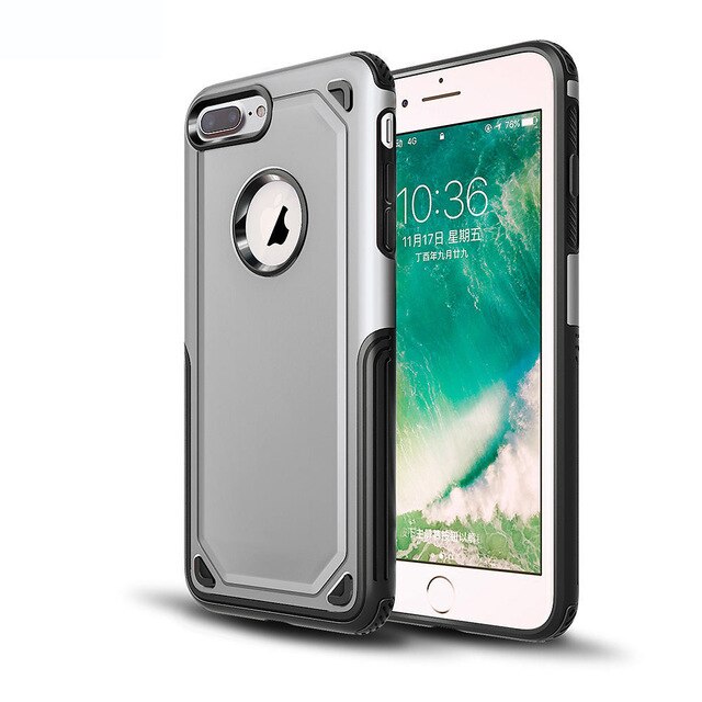 Carbon Fiber Case Shockproof Cover for iPhone 7/8 Plus - carolay.co