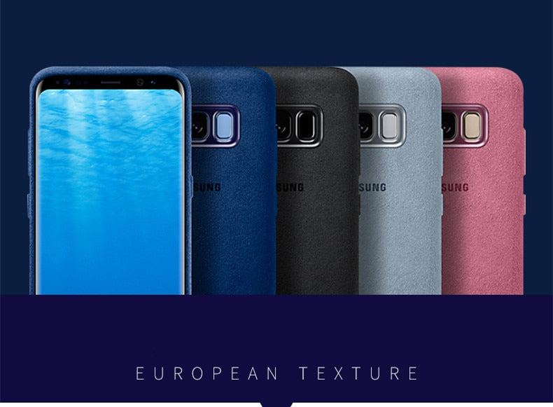 Original Samsung Galaxy -  Leather ALCANTARA Cover - carolay.co phone case shop