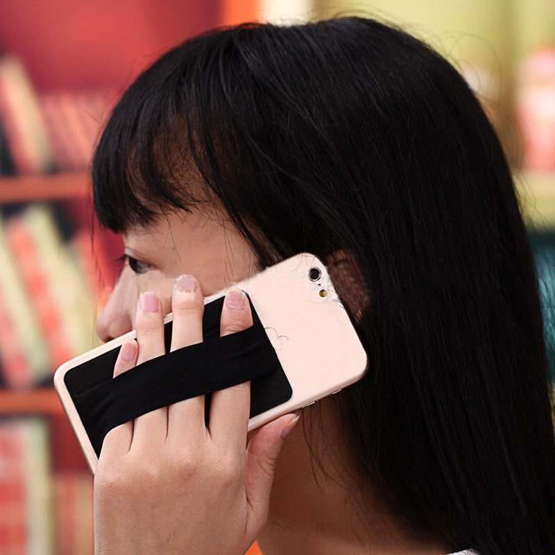 Sling Grip Phone  Finger Stand With Card Slot Holder Elastic Finger Grip Belt - carolay.co phone case shop
