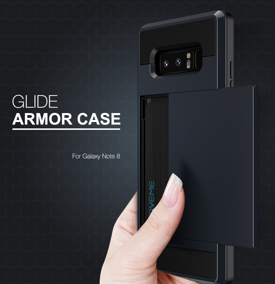 Case For Samsung Galaxy S8 -  Card Slot - carolay.co