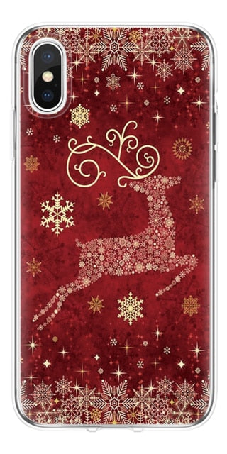 Merry Christmas Cover Case - iPhone 6 6S 8 7 Plus XR X - carolay.co phone case shop