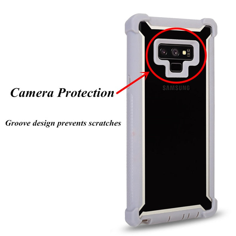 Heavy Duty Protection armor Phone Case for Samsung Galaxy S8 S9 S10 Plus Note 8 9 S10e - carolay.co phone case shop