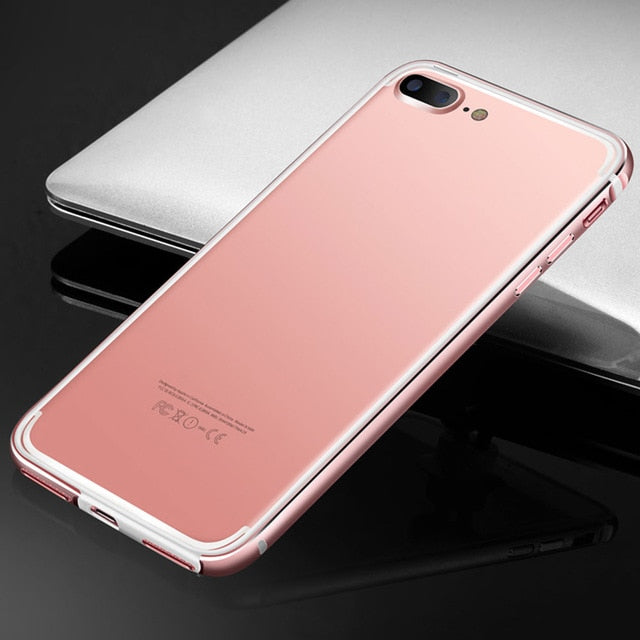 Flexible Silicone Aluminum Bumper Case For iPhone - carolay.co phone case shop