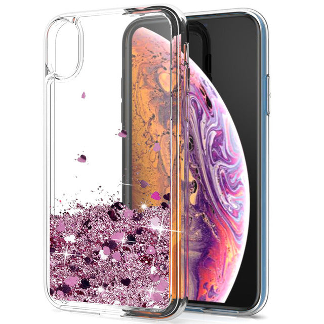 Dynamic Quicksand Liquid Bling  Glitter for iPhone XR - carolay.co