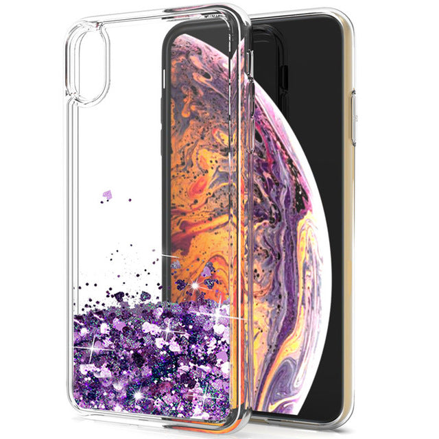 Dynamic Quicksand Liquid Bling  Glitter for iPhone Xs Max - carolay.co