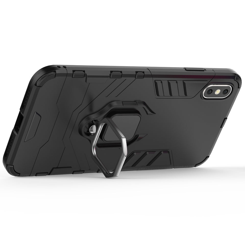 Magnetic Ring Armor Case Soft Shockproof Hard for iPhone X/Xs - carolay.co