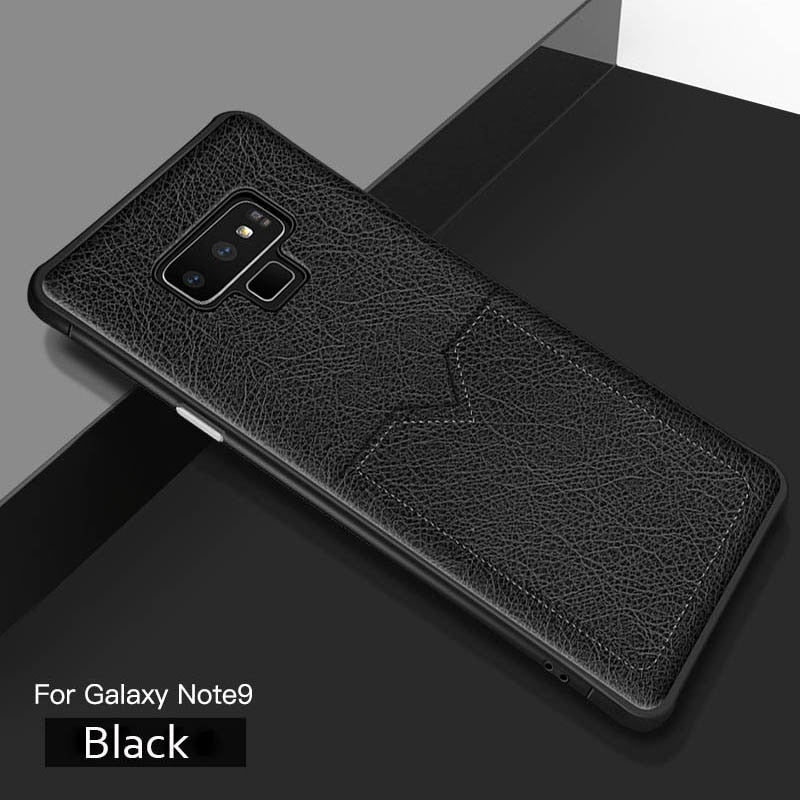 Leather Case for Samsung Note 9 S8 S9 S10 Plus Cases Leather Card Holder - carolay.co phone case shop