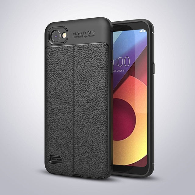 Cover For LG G6 G7 Q6 Q6 plus Slim Shockproof Leather - carolay.co