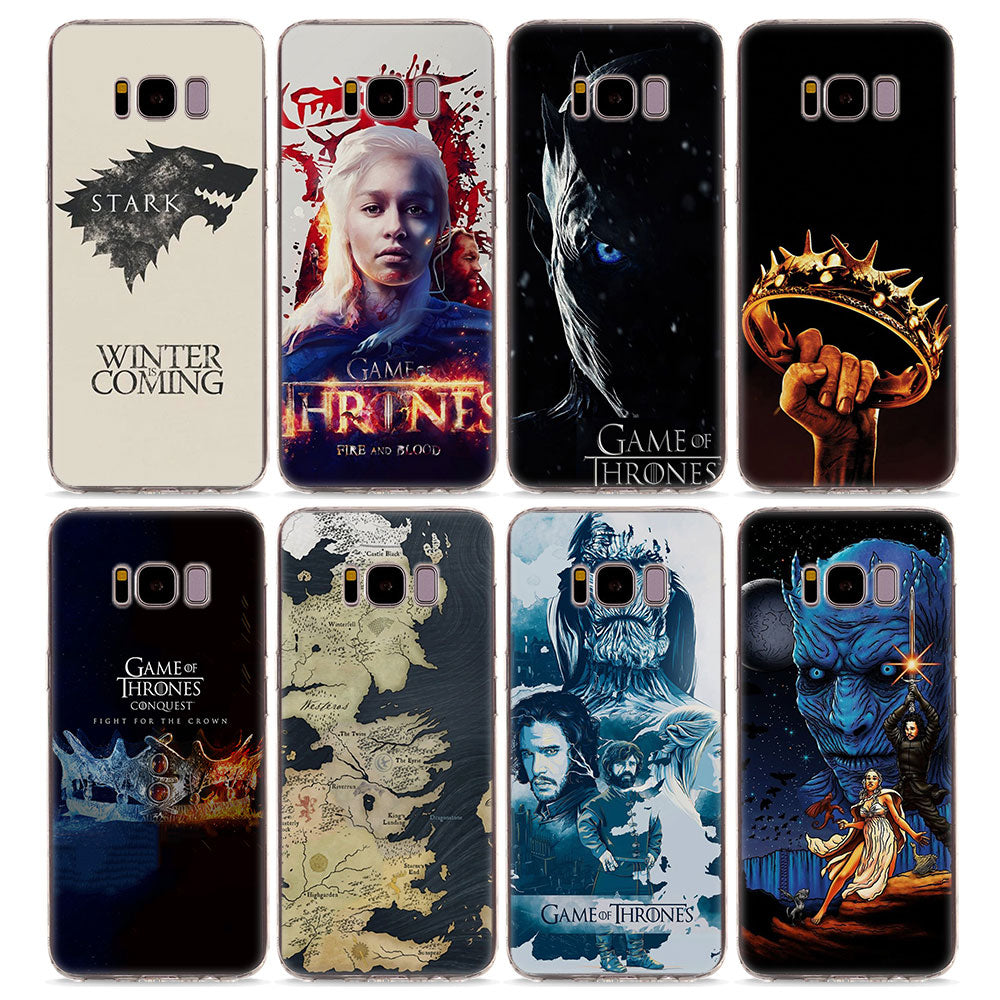 Game of Throne Soft SiliconePhone Case for Samsung Galaxy S8 S9 - carolay.co phone case shop